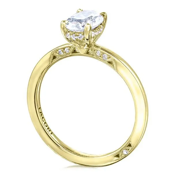Tacori 18K Diamond Hidden Bloom Engagement Ring Image 3 D. Geller & Son Jewelers Kennesaw, GA