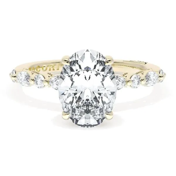 Tacori 18K Diamond Halo Engagement Ring D. Geller & Son Jewelers Kennesaw, GA