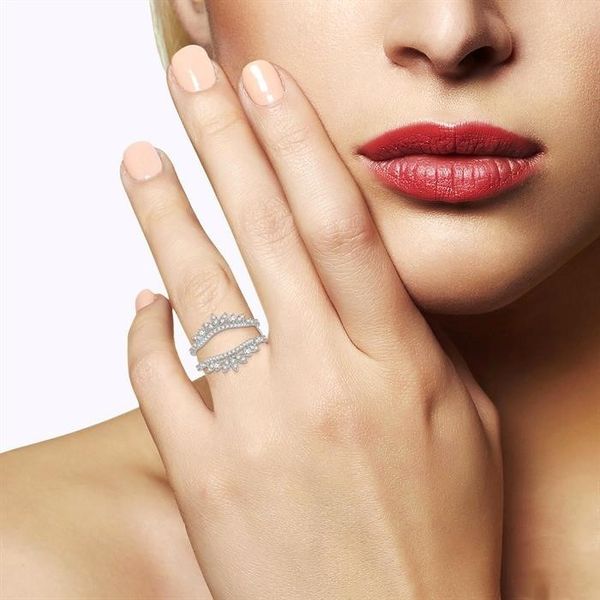 D. Geller Collection 14K Diamond Ring Guard Image 2 D. Geller & Son Jewelers Kennesaw, GA