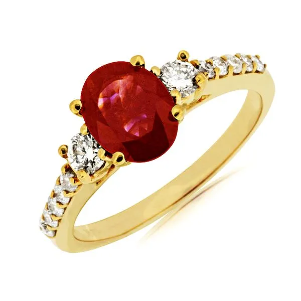 D. Geller Collection 14K Diamond and Ruby Ring D. Geller & Son Jewelers Kennesaw, GA