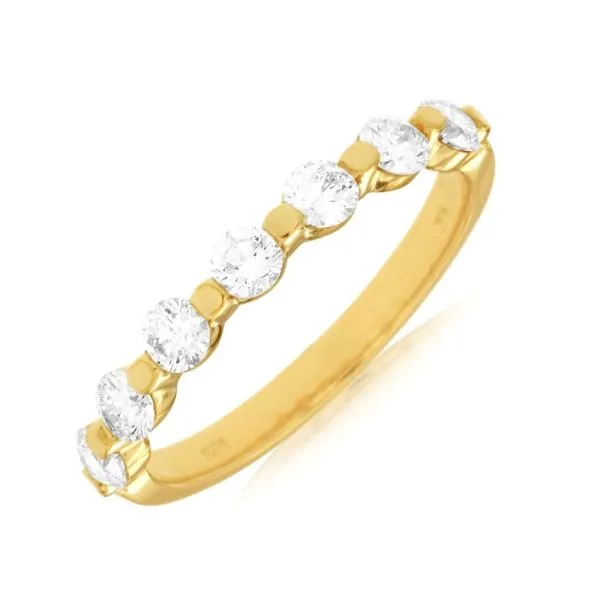 D. Geller Collection 14K Diamond Half Eternity Band D. Geller & Son Jewelers Kennesaw, GA