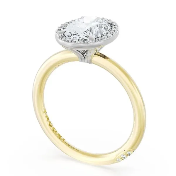 Tacori 18K Diamond Halo Engagement Ring Image 3 D. Geller & Son Jewelers Kennesaw, GA