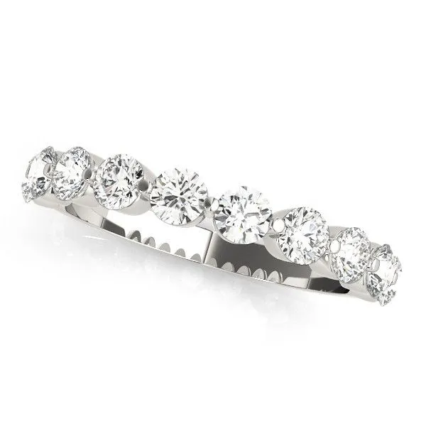 D. Geller Collection 14K Diamond Half Eternity Band D. Geller & Son Jewelers Kennesaw, GA