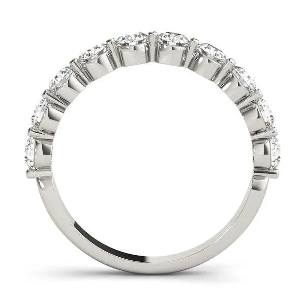D. Geller Collection 14K Diamond Half Eternity Band Image 2 D. Geller & Son Jewelers Kennesaw, GA