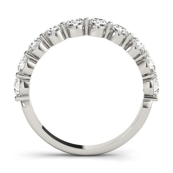 D. Geller Collection 14K Diamond Half Eternity Band Image 2 D. Geller & Son Jewelers Atlanta, GA