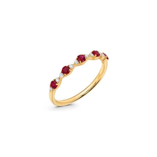 D. Geller Collection 14K Diamond and Ruby Band D. Geller & Son Jewelers Kennesaw, GA