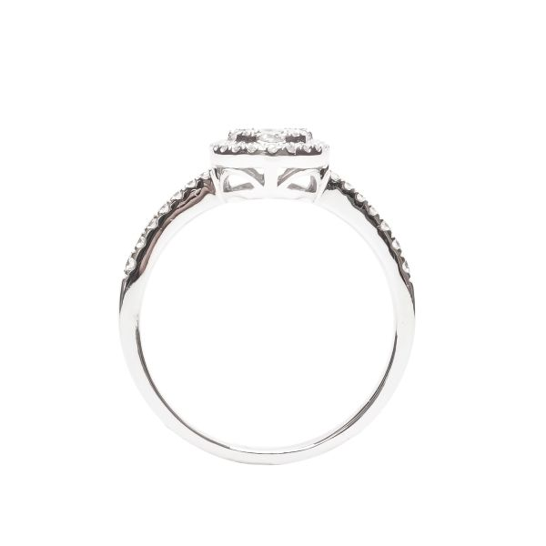 D. Geller Collection 14K Diamond Halo Engagement Ring Image 2 D. Geller & Son Jewelers Atlanta, GA