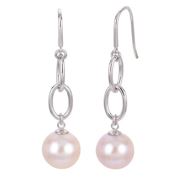 Imperial Pearl Sterling Silver Pearl Earrings D. Geller & Son Jewelers Kennesaw, GA
