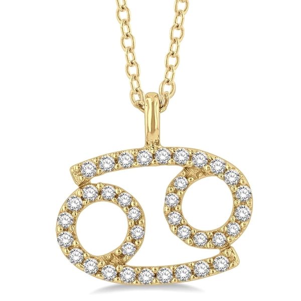 D. Geller Collection 10K Diamond Zodiac Necklace D. Geller & Son Jewelers Kennesaw, GA