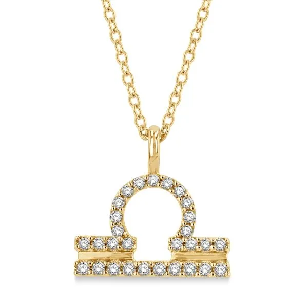 D. Geller Collection 10K Diamond Zodiac Necklace D. Geller & Son Jewelers Atlanta, GA