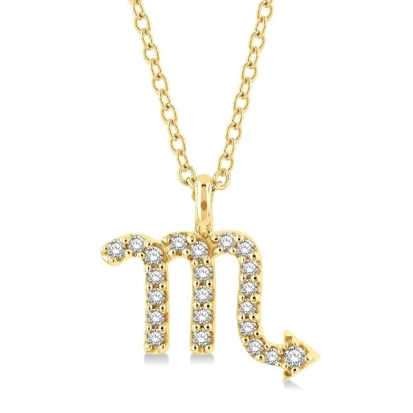 D. Geller Collection 10K Diamond Zodiac Necklace D. Geller & Son Jewelers Kennesaw, GA