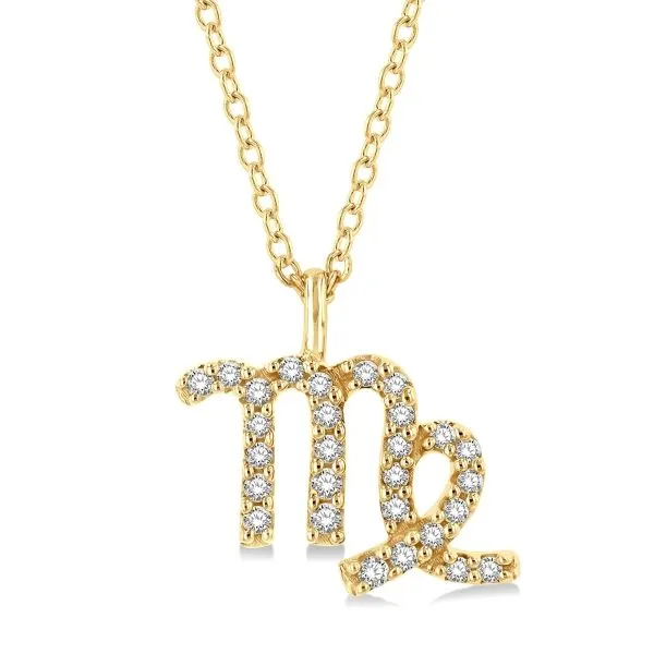 D. Geller Collection 10K Diamond Zodiac Necklace D. Geller & Son Jewelers Atlanta, GA