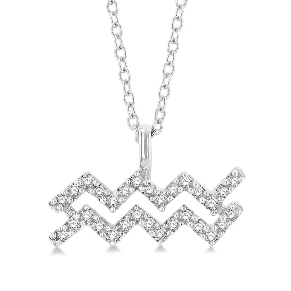 D. Geller Collection 10K Diamond Zodiac Necklace D. Geller & Son Jewelers Kennesaw, GA