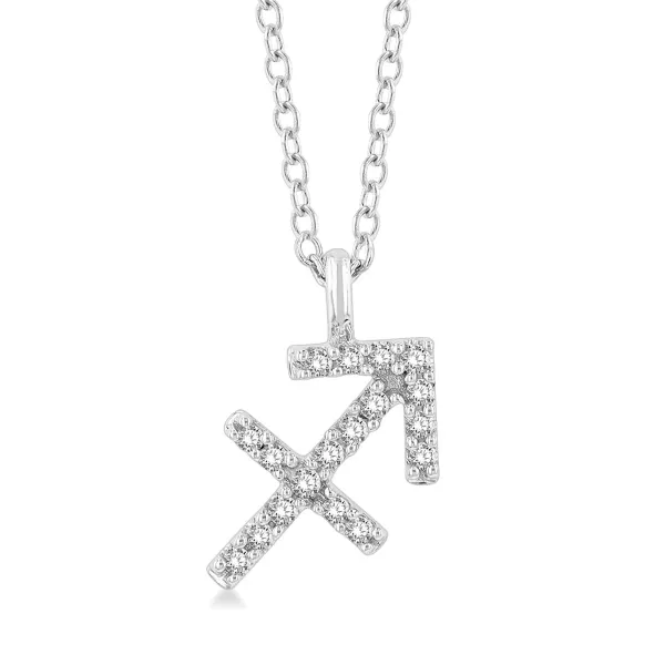 D. Geller Collection 10K Diamond Zodiac Necklace D. Geller & Son Jewelers Kennesaw, GA