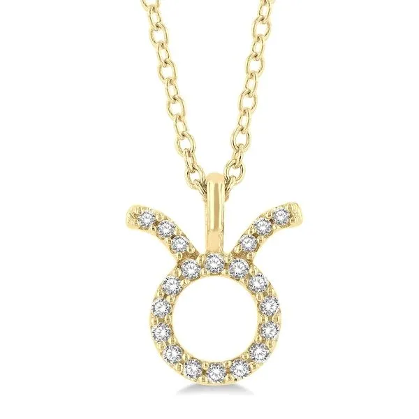 D. Geller Collection 10K Diamond Zodiac Necklace D. Geller & Son Jewelers Kennesaw, GA