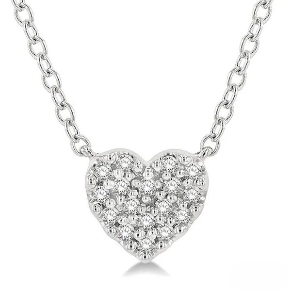 D. Geller Collection 10K Diamond Heart Necklace D. Geller & Son Jewelers Kennesaw, GA