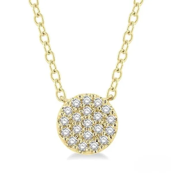 D. Geller Collection 10K Diamond Disc Necklace D. Geller & Son Jewelers Kennesaw, GA