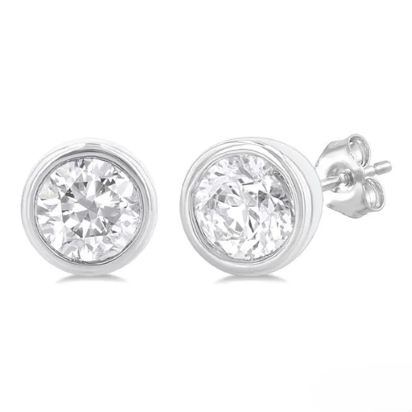 D. Geller Collection 10K Diamond Round Earrings D. Geller & Son Jewelers Kennesaw, GA