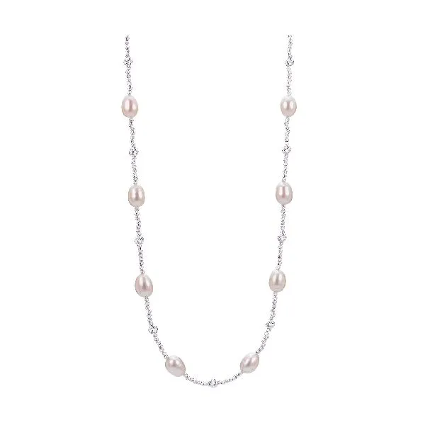 Imperial Pearl Sterling Silver Freshwater Pearl Necklace D. Geller & Son Jewelers Atlanta, GA
