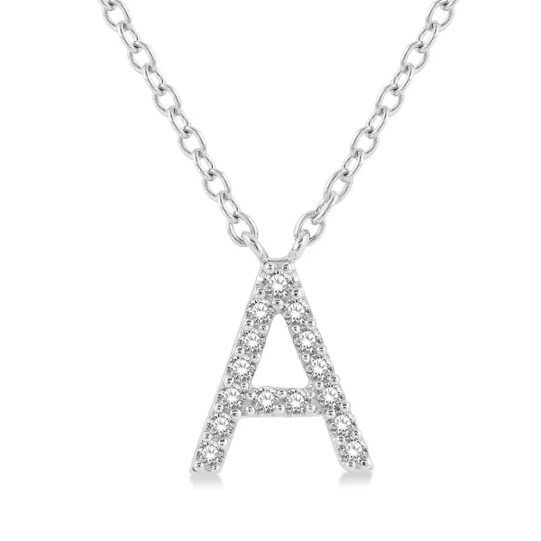 D. Geller Collection 10K Diamond Letter Necklace D. Geller & Son Jewelers Kennesaw, GA