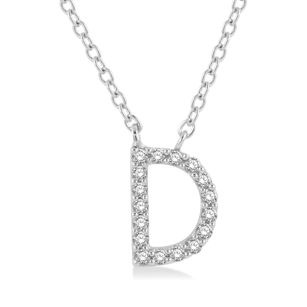 D. Geller Collection 10K Diamond Letter Necklace D. Geller & Son Jewelers Atlanta, GA