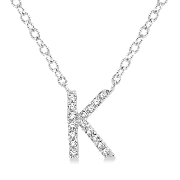 D. Geller Collection 10K Diamond Letter Necklace D. Geller & Son Jewelers Kennesaw, GA