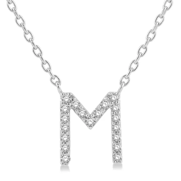 D. Geller Collection 10K Diamond Letter Necklace D. Geller & Son Jewelers Atlanta, GA