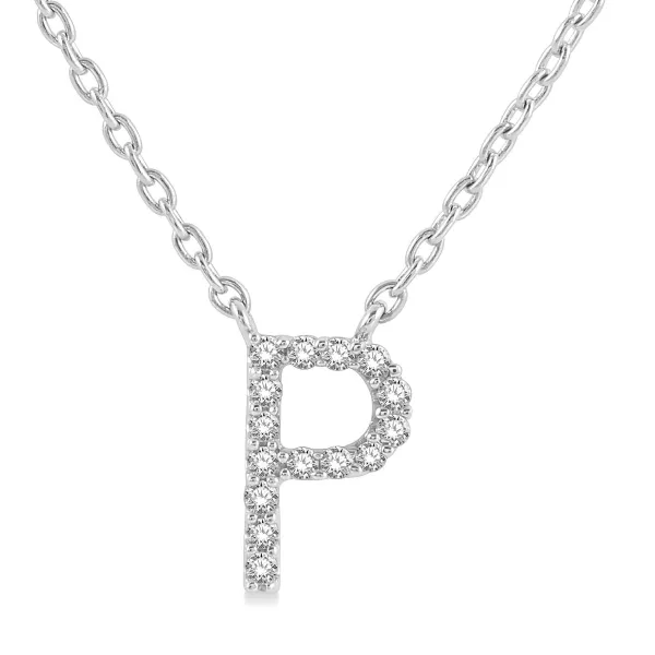 D. Geller Collection 10K Diamond Letter Necklace D. Geller & Son Jewelers Kennesaw, GA