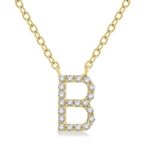D. Geller Collection 10K Diamond Letter Necklace D. Geller & Son Jewelers Kennesaw, GA