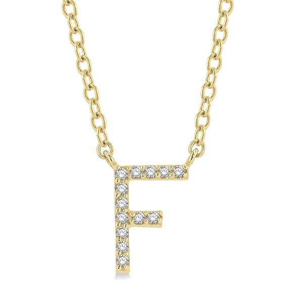 D. Geller Collection 10K Diamond Letter Necklace D. Geller & Son Jewelers Kennesaw, GA
