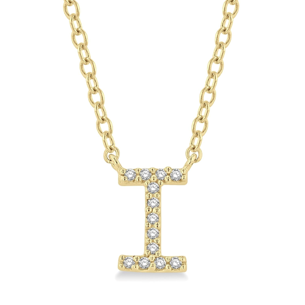 D. Geller Collection 10K Diamond Letter Necklace D. Geller & Son Jewelers Kennesaw, GA