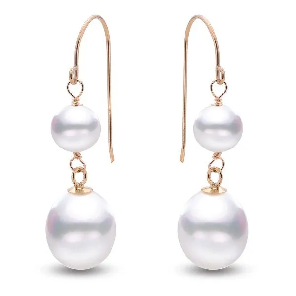Imperial Pearl 14K Pearl Dangle Earrings D. Geller & Son Jewelers Kennesaw, GA