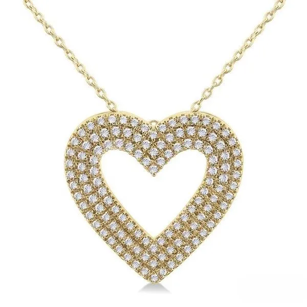 D. Geller Collection 14K Diamond Heart Necklace D. Geller & Son Jewelers Kennesaw, GA