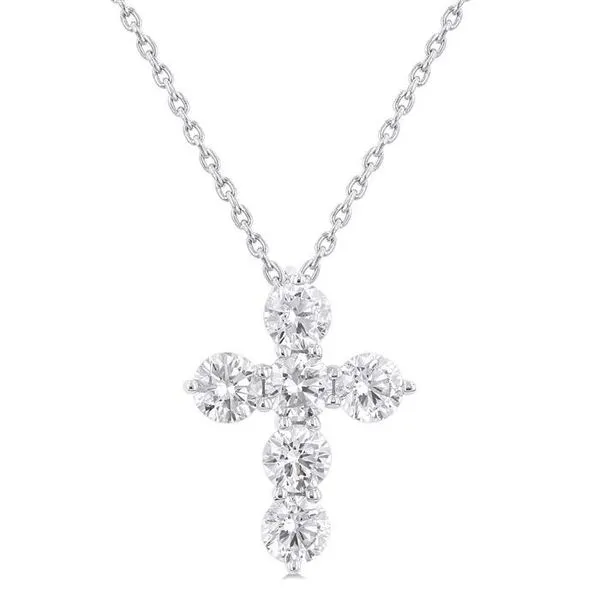 D. Geller Collection 14K Diamond Cross Necklace D. Geller & Son Jewelers Kennesaw, GA