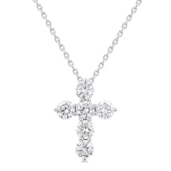 D. Geller Collection 14K Diamond Cross Necklace D. Geller & Son Jewelers Kennesaw, GA