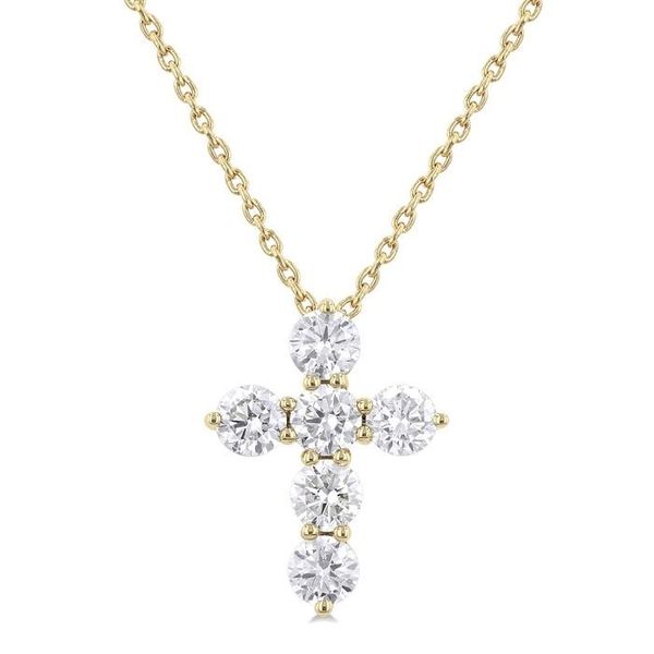 D. Geller Collection 14K Diamond Cross Necklace D. Geller & Son Jewelers Kennesaw, GA