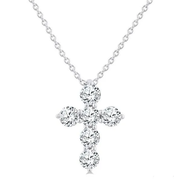 D. Geller Collection 14K Diamond Cross Necklace D. Geller & Son Jewelers Kennesaw, GA
