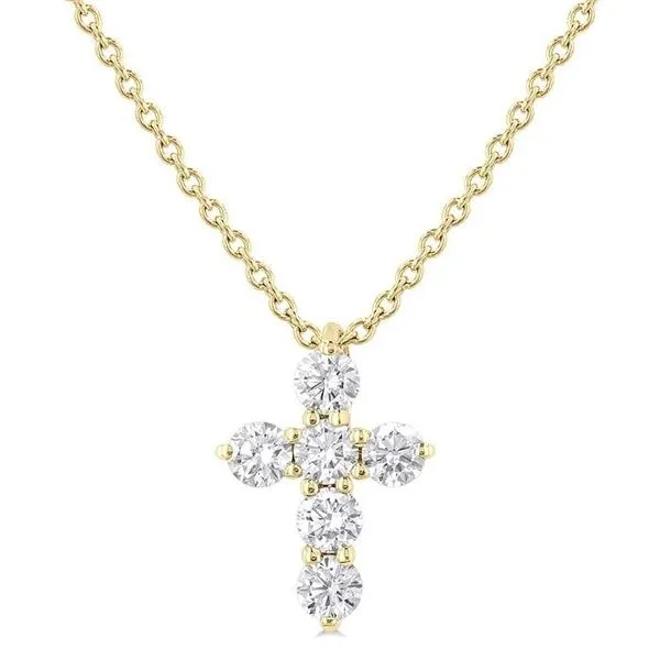 D. Geller Collection 14K Diamond Cross Necklace D. Geller & Son Jewelers Kennesaw, GA