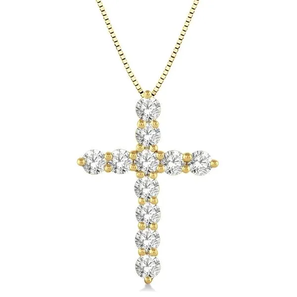D. Geller Collection 14K Diamond Cross Necklace D. Geller & Son Jewelers Kennesaw, GA