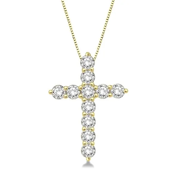 D. Geller Collection 14K Diamond Cross Necklace D. Geller & Son Jewelers Atlanta, GA