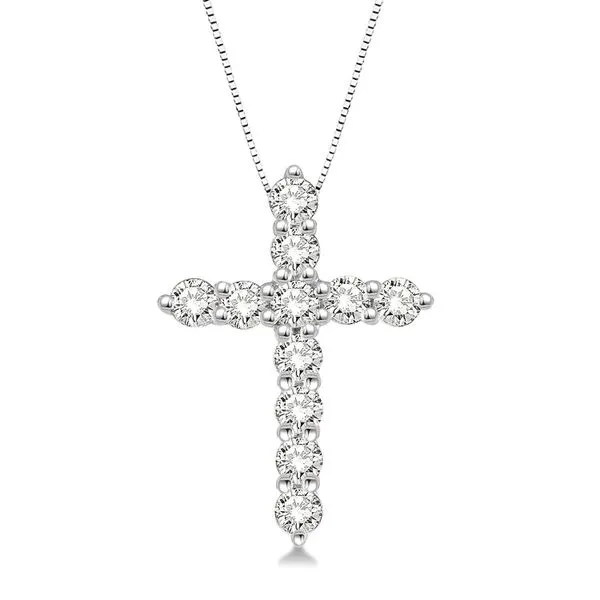 D. Geller Collection 14K Diamond Cross Necklace D. Geller & Son Jewelers Kennesaw, GA