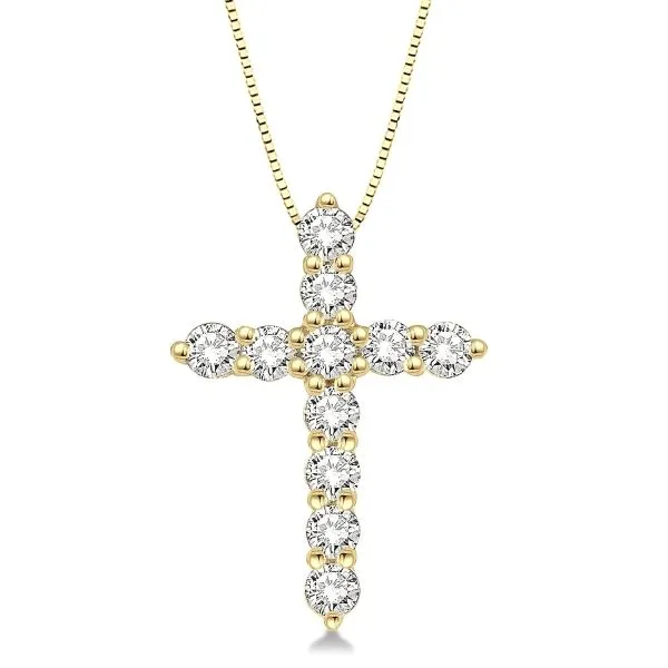 D. Geller Collection 14K Diamond Cross Necklace D. Geller & Son Jewelers Atlanta, GA