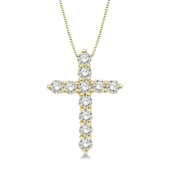 D. Geller Collection 14K Diamond Cross Necklace D. Geller & Son Jewelers Atlanta, GA