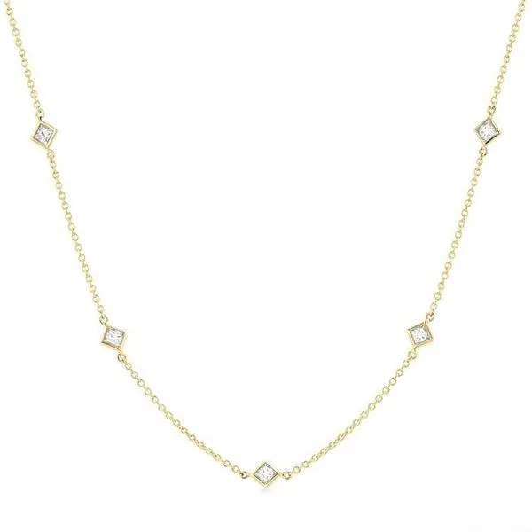 D. Geller Collection 14K 1ctw Diamonds by the Yard Necklace D. Geller & Son Jewelers Kennesaw, GA