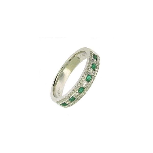 D. Geller Collection 14K Diamond and Emerald Ring D. Geller & Son Jewelers Kennesaw, GA