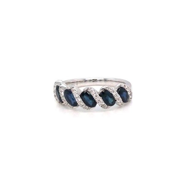 D. Geller Collection 14K Diamond and Sapphire Fashion Band D. Geller & Son Jewelers Kennesaw, GA