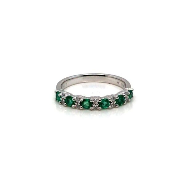 D. Geller Collection 14K Diamond and Emerald Band D. Geller & Son Jewelers Kennesaw, GA