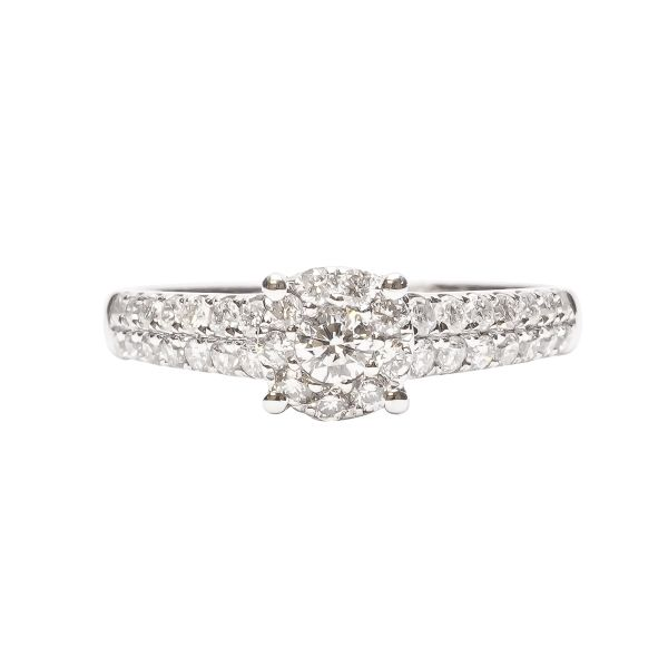 D. Geller Collection 14K Diamond Halo Engagement Ring D. Geller & Son Jewelers Atlanta, GA