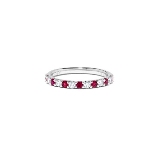 D. Geller Collection 14K Diamond and Ruby Stackable Band D. Geller & Son Jewelers Kennesaw, GA