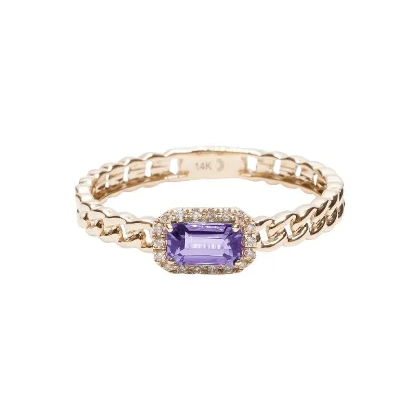 Dilamani 14K Diamond and Amethyst Fashion Ring D. Geller & Son Jewelers Atlanta, GA